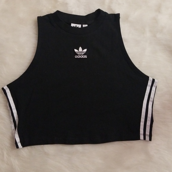 ❌SOLD ❌ADIDAS Black Crop Womens Tank - Picture 6 of 8